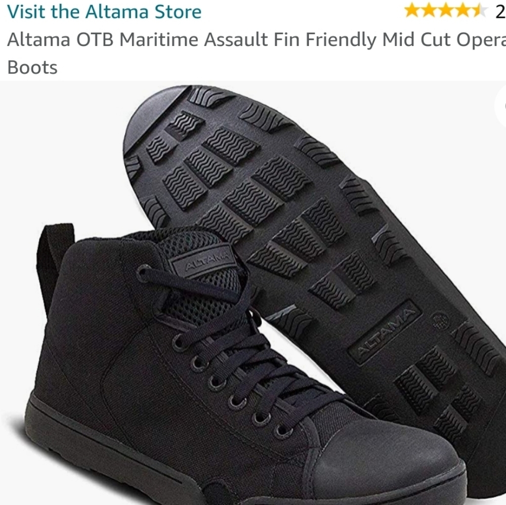 Altama OTB Maritime Assault Fin Friendly Mid Cut O